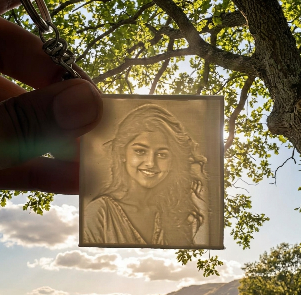 3D Photo Reveal Keychain